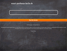 Tablet Screenshot of escort-penthouse-berlin.de